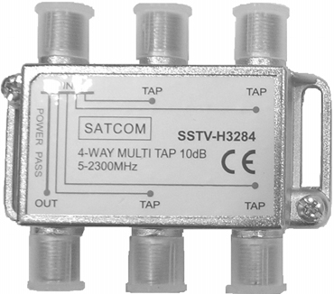 SSTV-H328 Series, SATCOM 4 Ways UBB TAP (5-2300MHz)