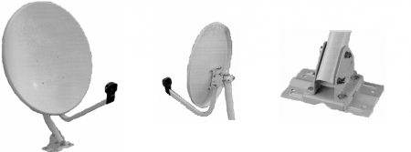 DSD90B, 90cm Satellite Dish c/w Mounting Kit